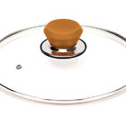 Tampa De Vidro Polishop - 20cm - Cobre Color | Tampa 20cm Cob